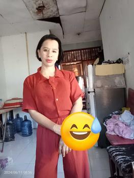 Product Review of ONESET Cringkle Pendek ANDIN Setelan Wanita Kancing KRAH V Celana Panjang Crinkle Airflow Crinkle Airflow from D**i m**i (**) 1