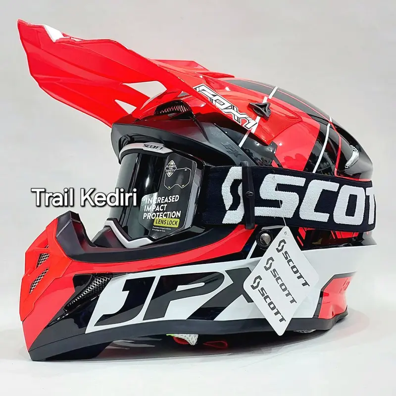 Jpx Cross X31 Fox 1 Orange Glossy Helm Trail Google 2