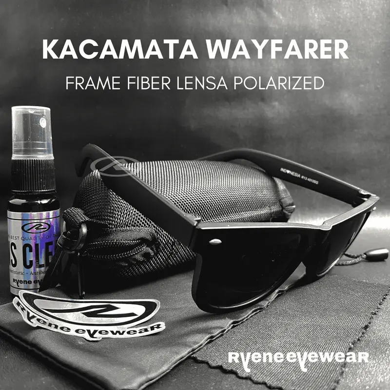 KACAMATA WARFARRER MIRING FRAME POLARIZED LENSA UV 400 ANTI SILAU - GANTI LENSA COSTUME - EYEWEAR, GLASSES 0