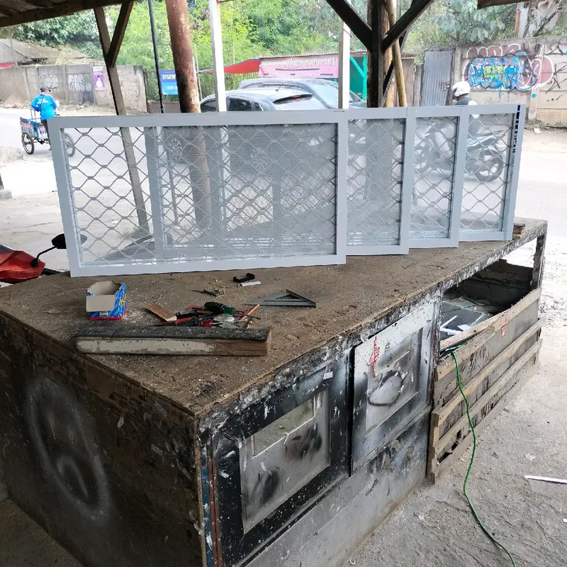 BOVEN TANPA KACA T40 X L80 VENTILASI ALUMINIUM KAWAT NYAMUK ANTI KARAT EXPANDA 5