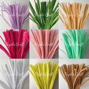 (10 PCS) KAWAT BULU MERCY TEBAL PREMIUM GEMBUL / PIPE CLEANER CRAFT