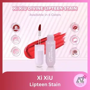 Xi Xiu Divine Lipteen Stain Lip Tint Lipcream Lipstik Waterproof Tahan Lama  Lasting Gloss Bibir Girl Red Extract Berry Lipstick