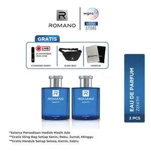 Romano Eau De Parfum 50 ML - Parfum Pria Wangi Tahan Lama - Long Lasting