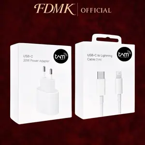 [ Garansi 1 Tahun ] Charger For iPhone Original 18W - 20W - 25W - 35W USB-C Power Adapter Fast Charging MFI Kabel C to Lightning For iPhone 8-14PM Adaptor Cable