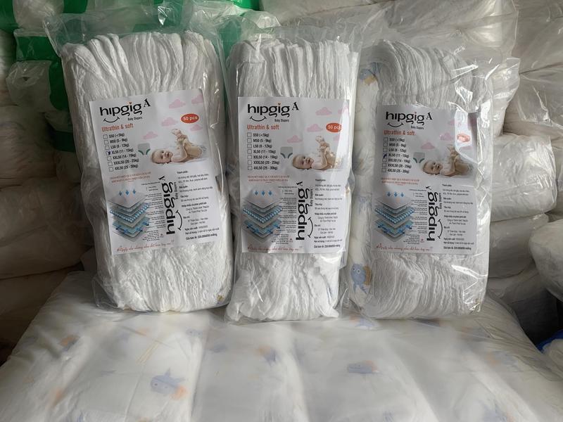 (Miễn ship+Qùa)COmbo 150 miếng Bỉm Quần/ dán HIP From xuông Thấm hút tốt 500-800ml đủ size cho bé