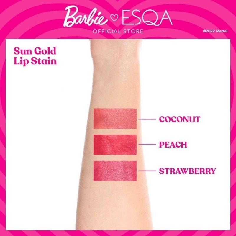 Barbie X ESQA Sun Gold Lip Stain / ESQA Lip Stain 3