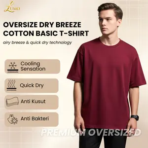 Kaos Unisex Polos Cool Breeze Bahan Two-Face Quick Dry & Water-Repel Anti Bacterial