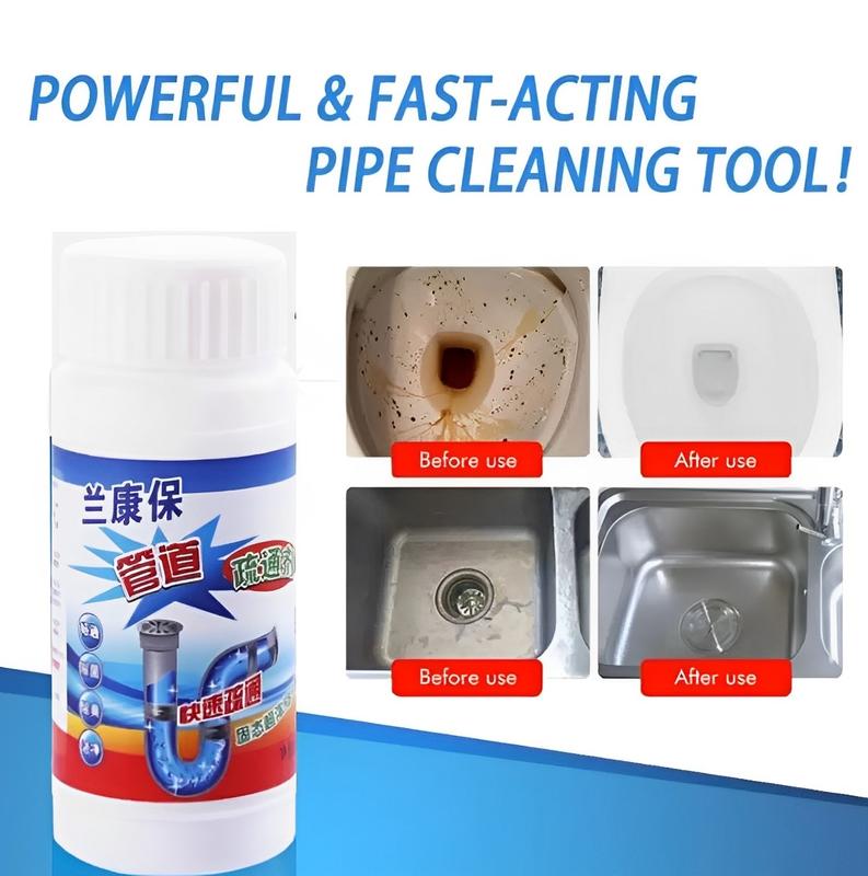 Product Introduction of [SG SELLER] Magic kitchen sewer pipes Drain Cleaner deodorant strong pipeline dredge agent toilet to clear，Sink Drain Cleaner Chemical for Kitchen Toilet Pipe Dredging 1