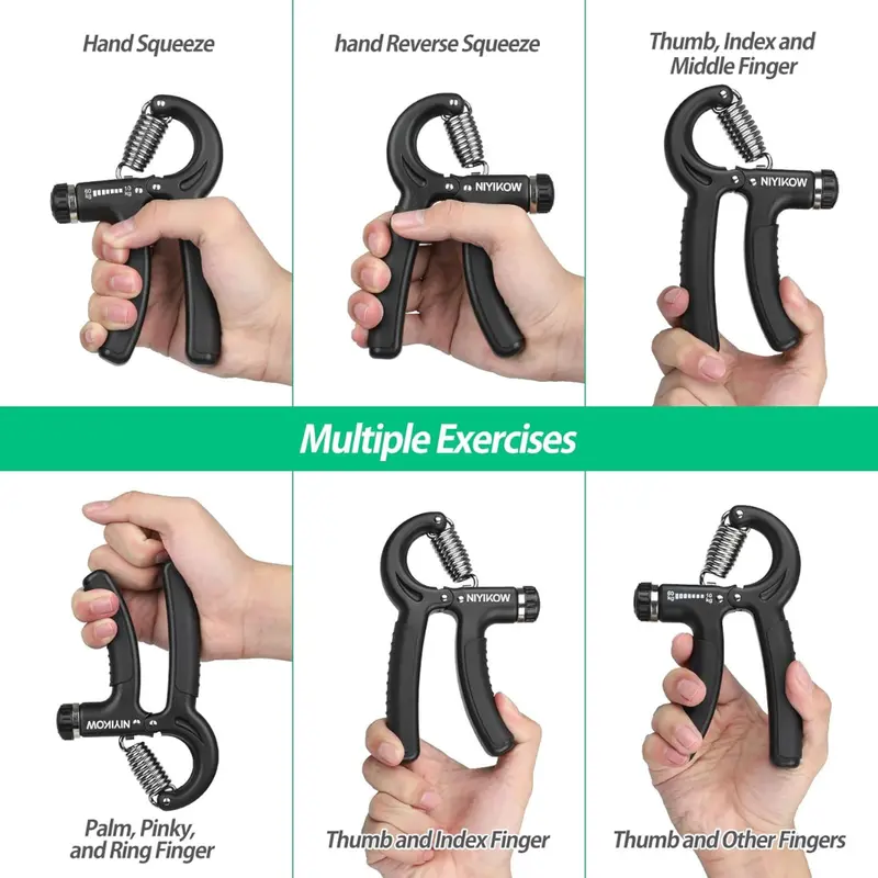SAEID - Alat Pelatih Otot Lengan Olahraga Fitness Pembesar Otot Tangan Hand Grip 2