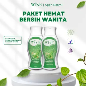 Paket Hemat Sehat Bersih Kewanitaan [2pcs Sabun premium manjakani 125mL] by dokter boyke - Perawatan Keputihan Gatal Bau Feminine Hygiene