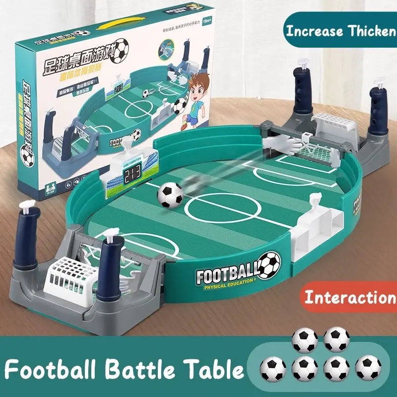 Mini Football Tabletop Arcade Game Finger Battle Athletic Soccer Power Shot Football Table Game MainanBudak Toys Hockey Outdoor Plastic