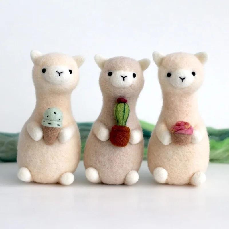 Bộ dụng cụ đùn bông cho người mới bắt đầu , bộ thủ công alpaca tự làm bao gồm…