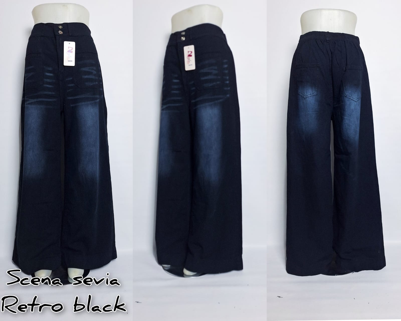 Scena Sevia Celana Jeans Wanita Scena Sevia Wide Leg Premium Fit BB 55-70 kg Panjang Karet Cewek Denim Dewasa Stylish Nyaman dengan Aksen Ripped & Wash Effect kulot Scena Sevia Celana Jeans Wanita Scena Sevia Wide Leg Premium Fit BB 55-70 kg Panjang Karet Cewek Denim Dewasa Stylish Nyaman dengan Aksen Ripped & Wash Effect kulot