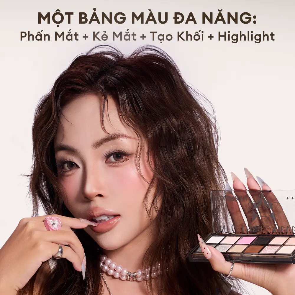 Bảng Phấn Trang Điểm Đa Năng COLORKEY 12 Màu FOXIEVERSE CHROMA 14.2g | BigBuy360 - bigbuy360.vn