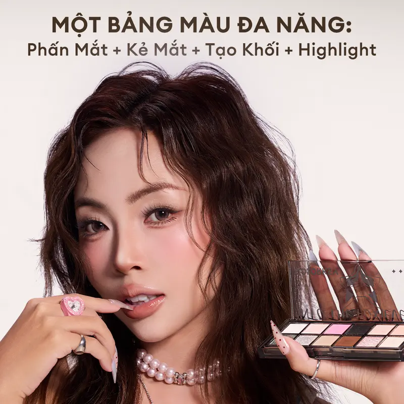Bảng Phấn Trang Điểm Đa Năng COLORKEY 12 Màu FOXIEVERSE CHROMA 14.2g | BigBuy360 - bigbuy360.vn
