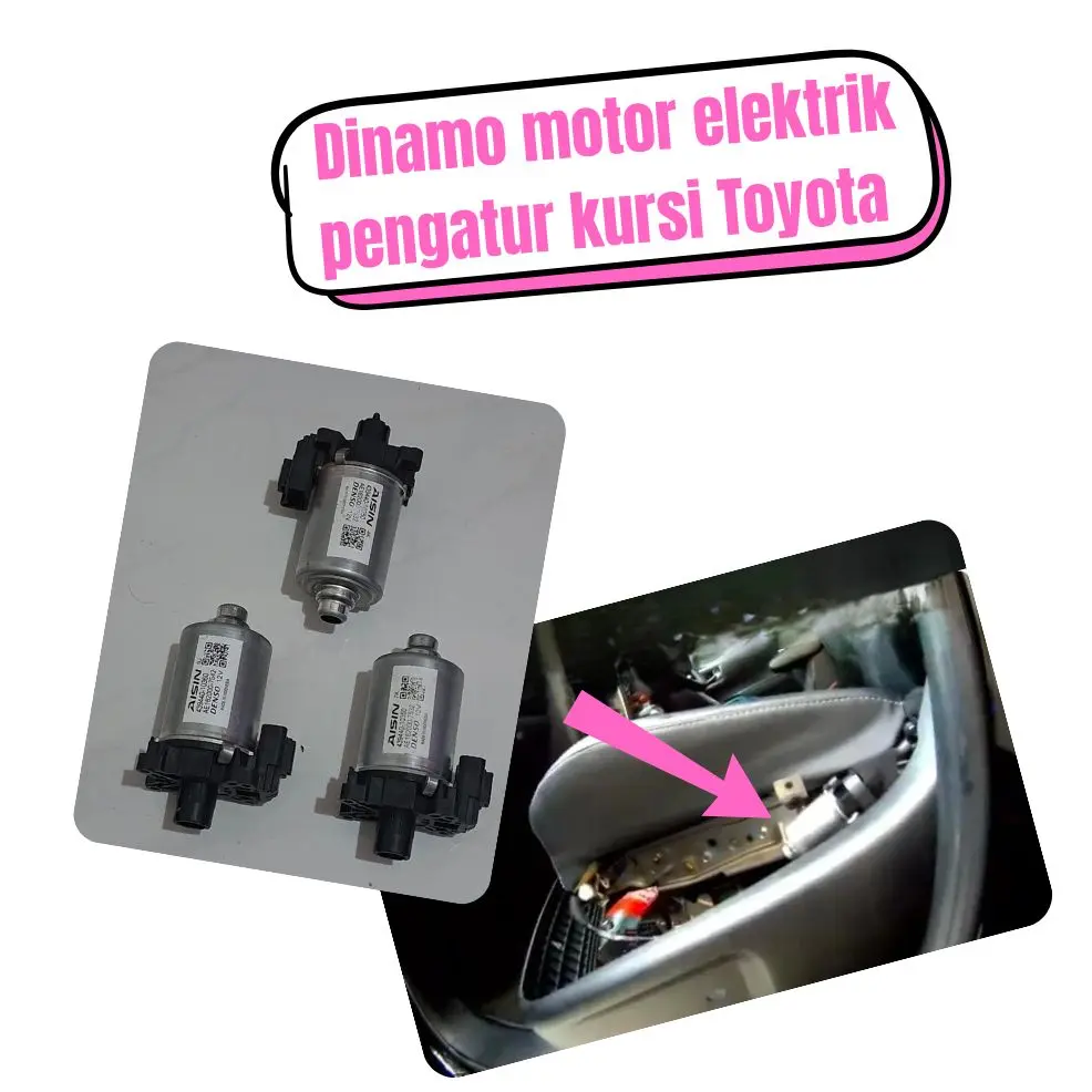 Dinamo Motor Power Seat Elektrik untuk Mobil Toyota Lexus Alphard Vellfire Land Cruiser Camry Fortuner VRZ Mudah Dipasang dan Digunakan - Car