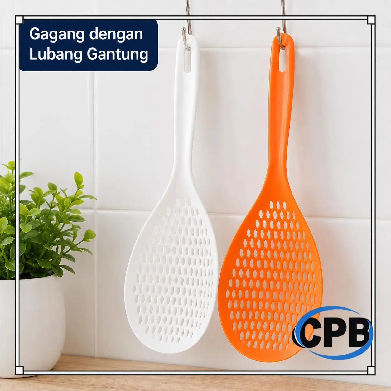 Sendok Saringan Mie Multifungsi Sendok Tiris Sayur Plastik Premium Tahan Panas Food Grade Ergonomis Mudah Dibersihkan Untuk Dapur Rumah Tangga