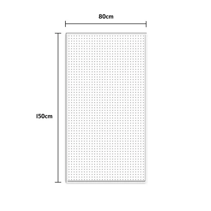 Putih 150x80 cm (dengan 20 hook)