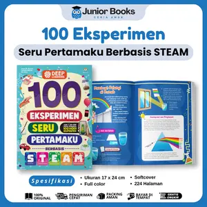 100 Eksperimen Seru Pertamaku : Berbasis STEAM - Buku Aktivitas Anak TK SD - Edukasi Sains - Ziyadbooks