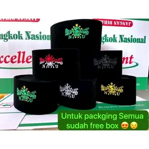 peci songkok kopiah / peci songkok Anak dan dewasa / peci songkok Logo NU hijau ,NU Merah , NU Gold