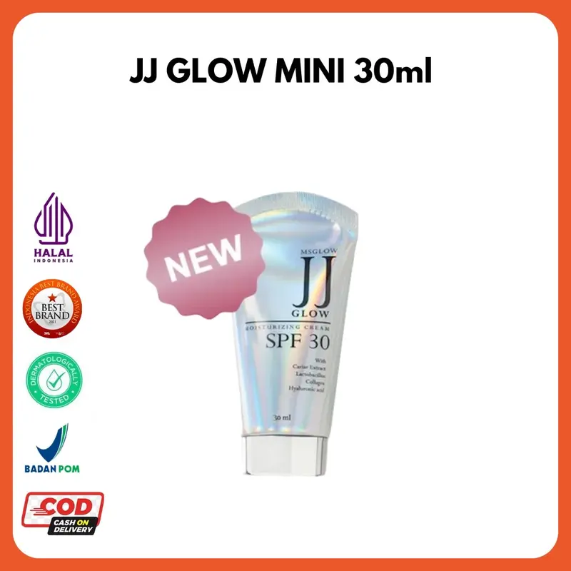 Tabir Surya JJ Glow Mini 30ml SPF30 Perawatan Wajah MS Glow - Berminyak, Facial 0