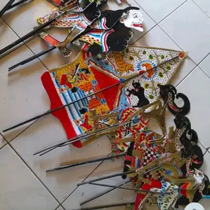 WAYANG PAKET KOMPLIT GUNUNGAN, KRESNA, BIMO, GATUTKACA, ANOMAN/murah/duplek tebal kwalitas jos