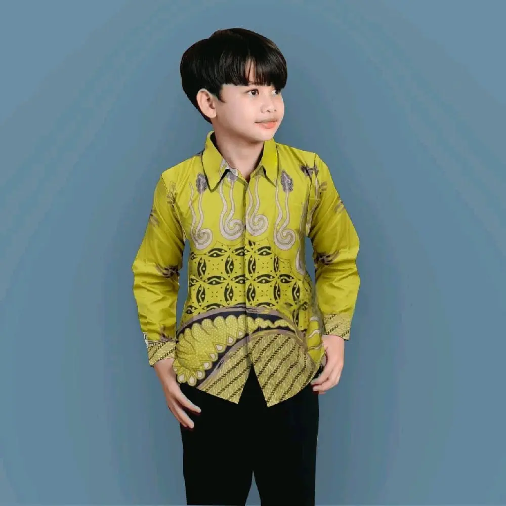Kemeja anak melody kuning