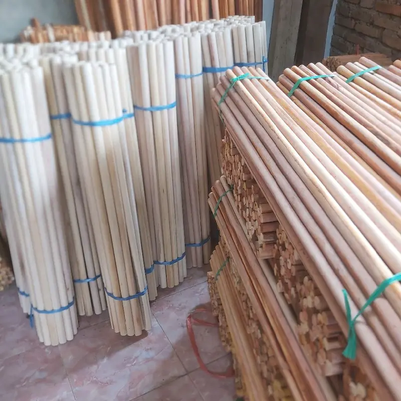 gagang sapu/ kayu dowel 2cm/50cm, kayudowel/bahanmacrame / kayubulat / kayu bahan kerajinan/macrame 1