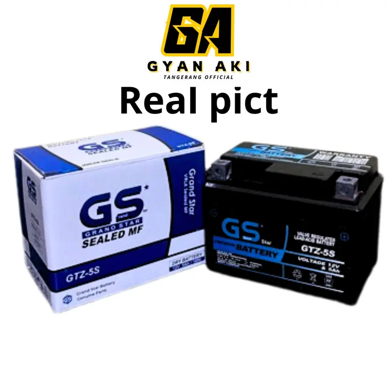 Aki Motor Honda Revo Aki Kering Accu Kering MF Gtz5s Aki Motor Termurah Motorcycle 1