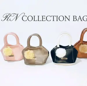 Rania Mini Bag Free Gantungan Pom Pom RN Collection Bag dengan Pilihan Warna Cantik dan Desain Elegan