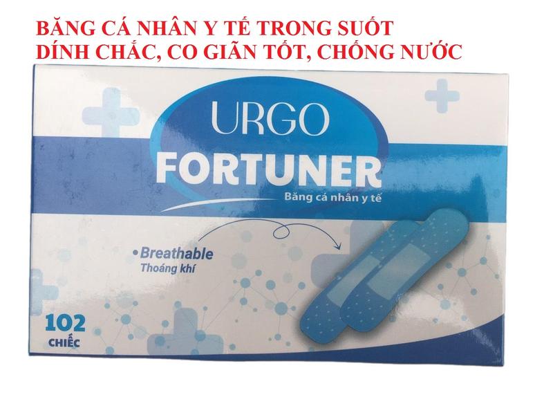Combo 2 Hộp 204 miếng - mỗi 1 Hộp 102 miếng Băng cá nhân y tế trong suốt URGO - thương hiệu uy tín - thông thoáng dính chắc co giãn tốt chống nước urgo