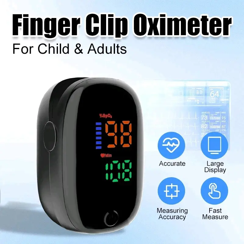 Oximeter Finger Pulse Digital SMH01 Otomatis Cepat Akurat untuk Dewasa dan Anak 3