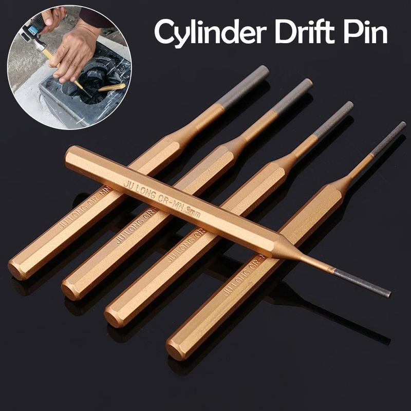 High-quality Carbon Steel Cylinder Drift Pin 3~10mm Cylinder Cylinder Punch Impact Drill Bit Mechanical Maintenance 0