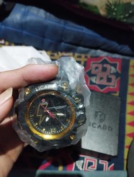 Product Review of LICARR Jam Tangan Pria Olahraga Analog-Digital Fashion Tahan Air Santai Kuarsa Jam Tangan Cowok Original Merek Stopwatch 9528 from Y**n 3