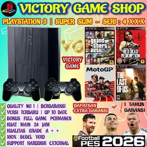 SONY PS3 | SONY PS3 SUPER SLIM | | PS3 SUPER SLIM | PS 3 SUPER SLIM | PS3 | PS 3 | PLAYSTATION 3 SUPER SLIM | BERGARANSI 1 TAHUN