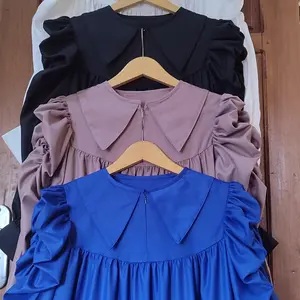 Zaheraa dress semi dress bahan katun toyobo premium Midi Muslim Wanita