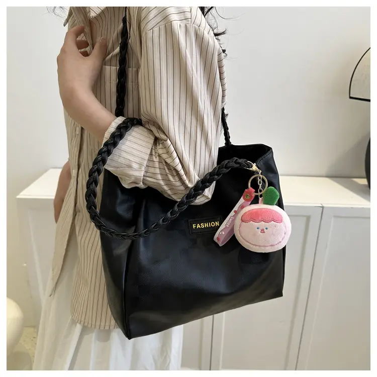Túi Xách Da Mềm Thời Trang, Túi Đi Lại, Túi Đeo Vai Sức Chứa Lớn Mới, Túi Tote Nữ Bag 6