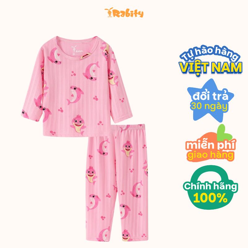 Đồ bộ bé gái Rabity dài tay set bé gái sành điệu 961.004