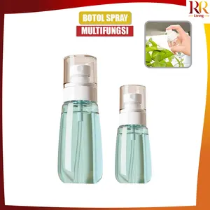 [COD] RR C1377 Botol Spray 60ml 100ml Refil Travel / Botol Pompa Semprot Embun Halus / Botol Semprot Transparan Travel Size / Spray Bottle Face Mist Semprot Handsanitizer Skincare Portable