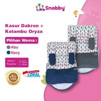 Gambar Snobby Kasur Bayi Dakron Dan Kelambu Print + Bantal Oryza Series SBK8392 Warna Abu - Abu dari SnobbyBaby Kota Bandung 1 Tokopedia
