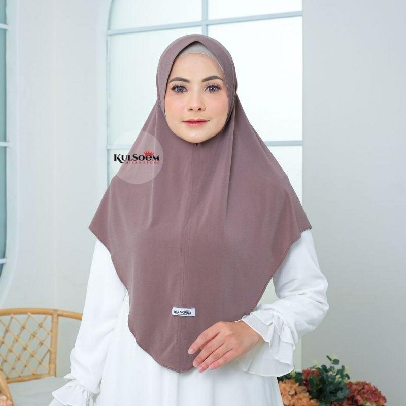 Product Introduction of HIJAB INSTAN PET ALYA-KERUDUNG BERGO-JERSEY SUPER PREMIUM-KULSOEM Muslim Wanita Simple 23
