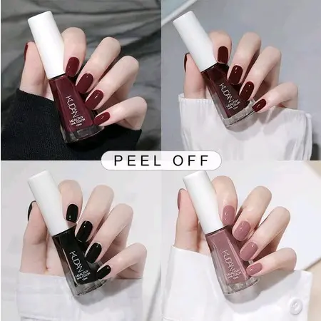 KUDAN Healthy Nail Color Kutek Halal Peel Off Bisa Dikelupas 0