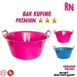 BAK KUPING PREMIUM / BAK KUPING WARNA PINK / BAK PLASTIK / BAK AIR ANTI PECAH / BAK GAGANG / BAK KUPING MURAH