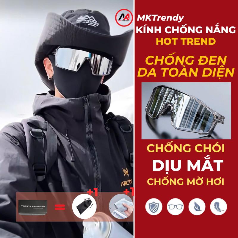 MÃ F1 Mắt Kính Chống Bụi Tráng Gương Hologram Cảm Quang Đa Sắc Thời Trang Nam Nữ Cao Cấp Đi Đường Ngày Đêm Chống Nắng Chống UV Mưa Gió Cản Bụi Nam Nữ Kính Râm Kính Thể Thao Chạy Bộ Đạp Xe Ngoài Trời Gọng Bảo Hộ Bảo Vệ Mắt Chống Mờ Hơi Hấp Hơi Trendy
