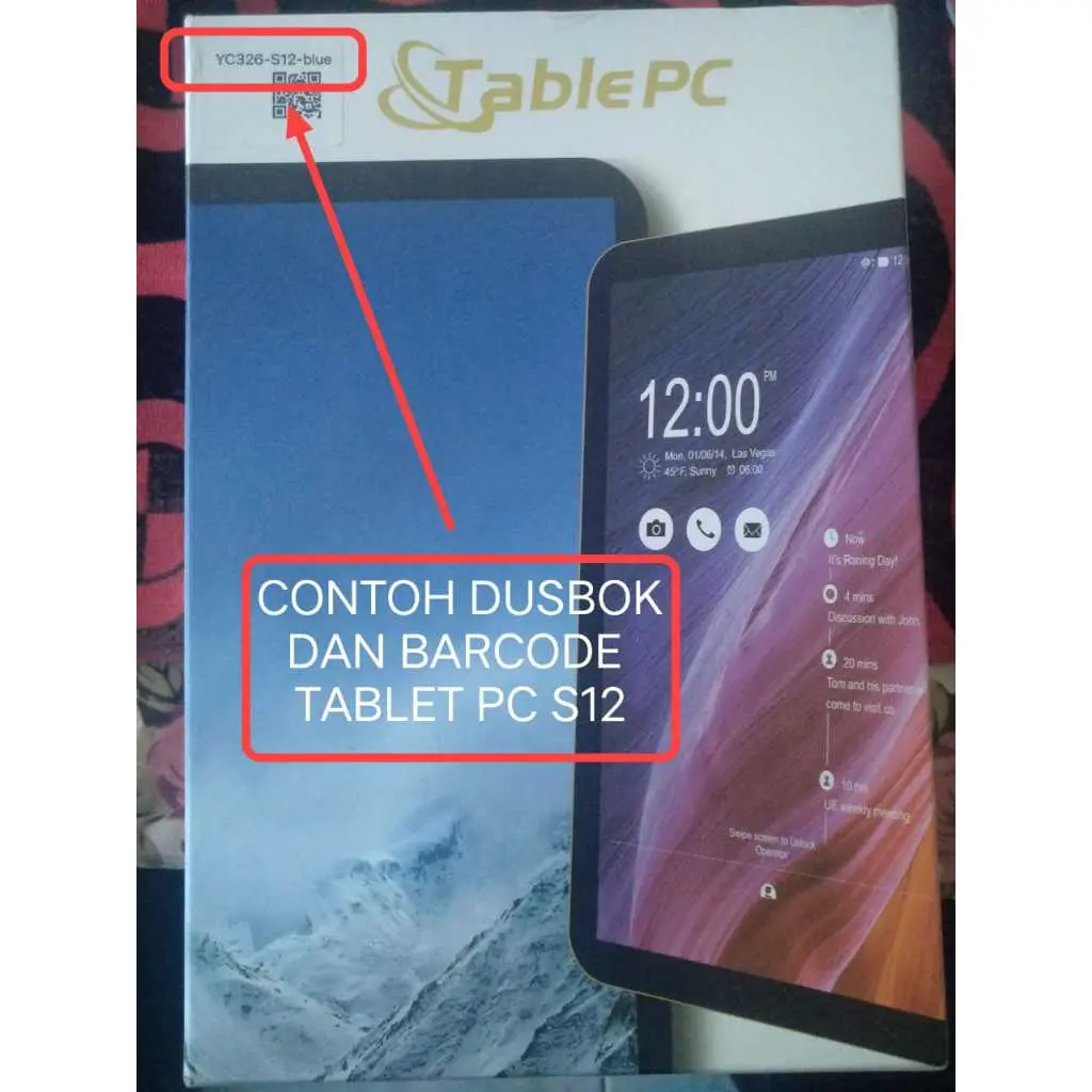 Touchscreen toskrin tablet cina mediatek model S12 layar 10 1 inchi Kualitas Tinggi