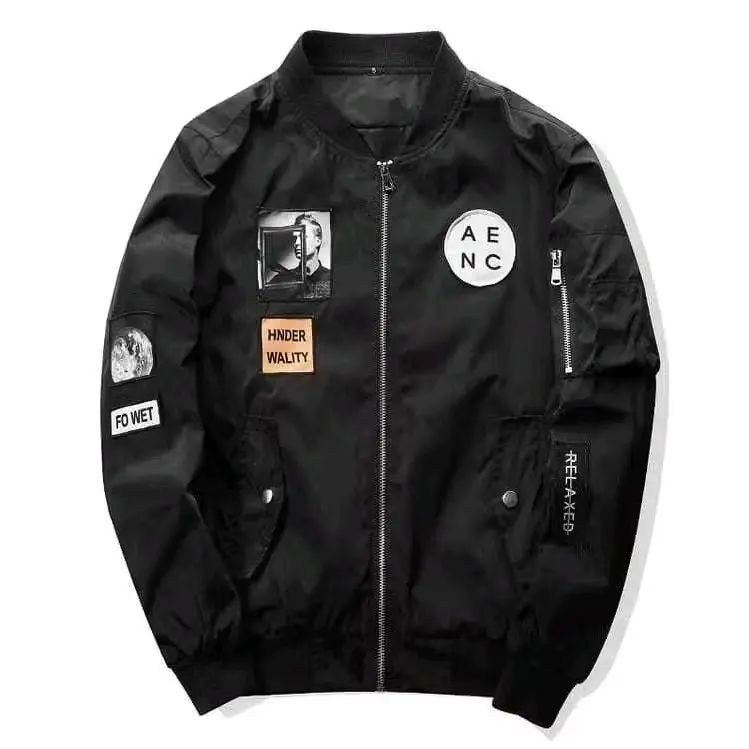 AENC bomber//BOMBER JAKET//Jaket pilot Size L, XL(pria dan wanita) //Jaket simpel terbaru
