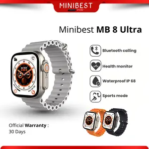 MINIBEST NW8 Ultra Max Bluetooth Smartwatch Full Touch Screen Phone Call 2.02 inch TFT Screen 380mAh NFC Women