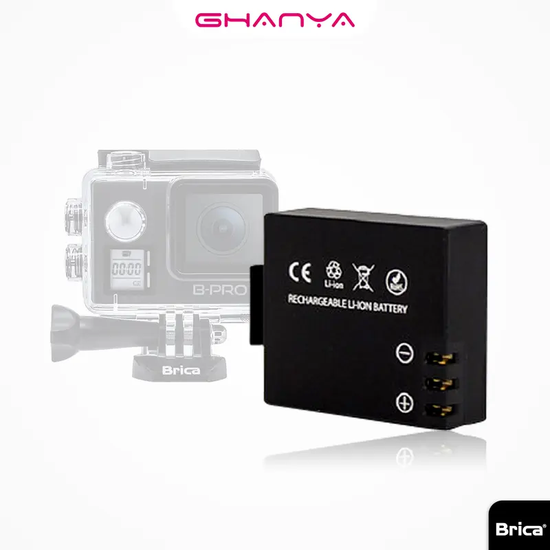 BRICA 2 PCS BATERAI B-PRO 5 ALPHA EDITION MARK II IIS AE1 AE2 AE2S AE3S LITE BASIC ORIGINAL ORI BATRE BATRAI BATTERY ACTION CAM CAMERA KAMERA BPRO ORI 3