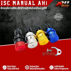 ISC IDLE AIR SCREW SENSOR CONTROL SETELAN RANGSAM MANUAL AEROX 155 NMAX XEON RC MIO M3 MIO J MIO GT XRIDE FINO FI XEON R15 NEW GSX 150 SATRIA FU Fi ISC THROTTLE BODY AH1 RACING