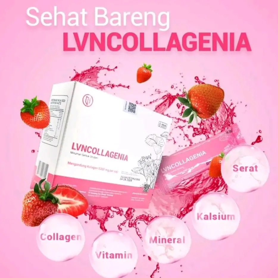 LVN COLLAGENIA ORIGINAL 100% BPOM - KEMASAN TERBARU